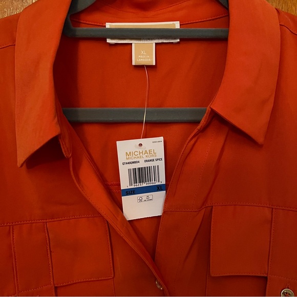 Michael Kors Button Down Top - Picture 4 of 8